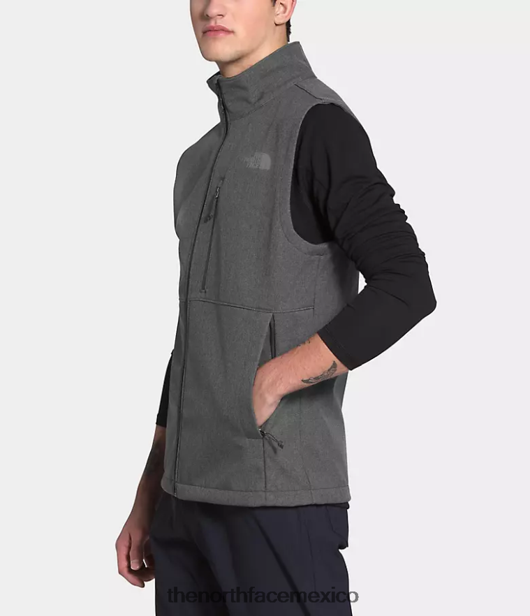 The North Face ropa NFHLJL202 tnf gris oscuro jaspeado hombres chaleco biónico apex
