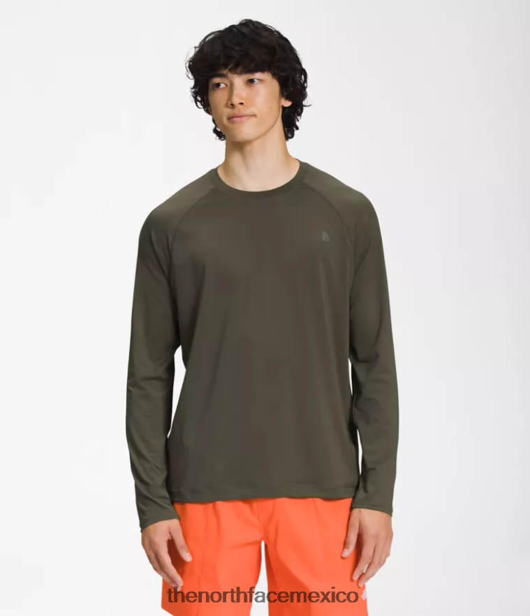 The North Face ropa NFHLJL212 nuevo verde topo hombres tapa de agua clase v