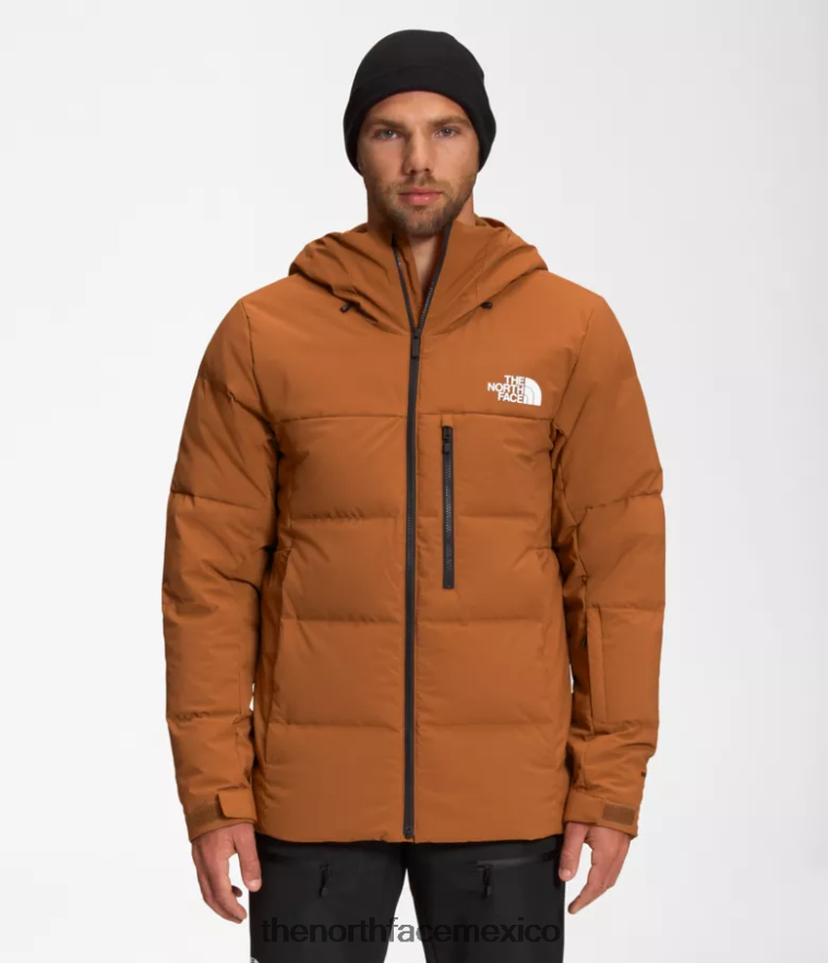 The North Face ropa NFHLJL1035 cuero marrón hombres chaqueta de plumas corefire