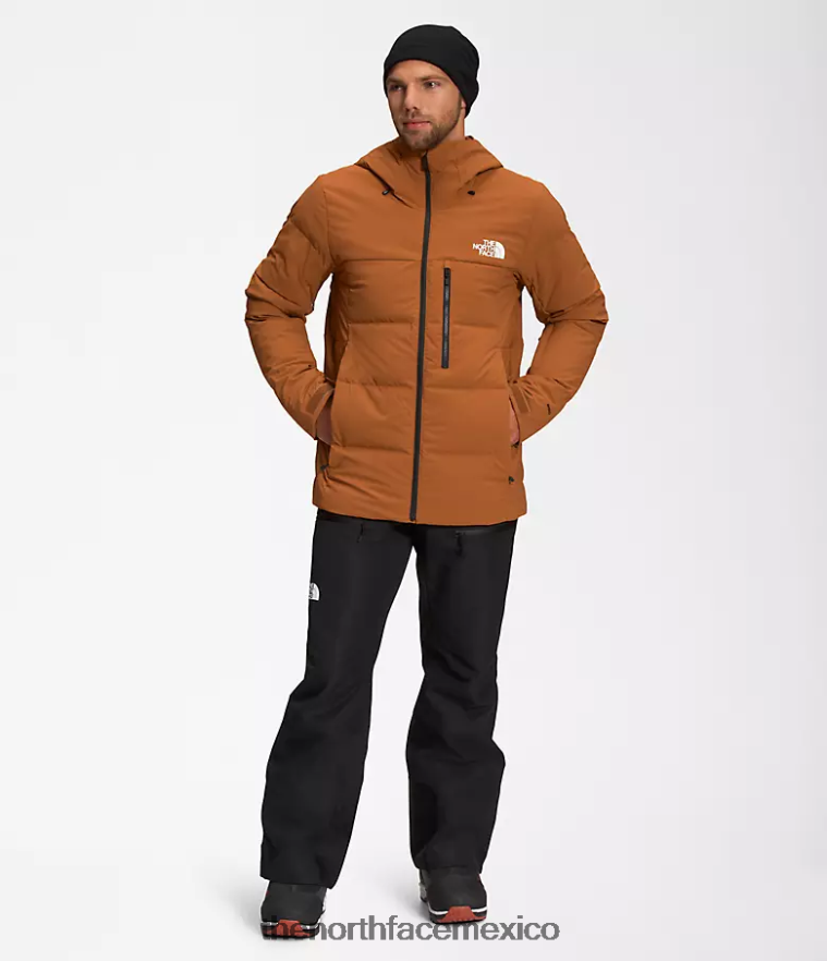 The North Face ropa NFHLJL1035 cuero marrón hombres chaqueta de plumas corefire