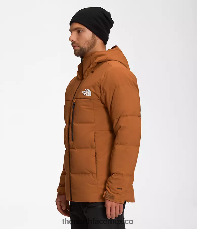 The North Face ropa NFHLJL1035 cuero marrón hombres chaqueta de plumas corefire