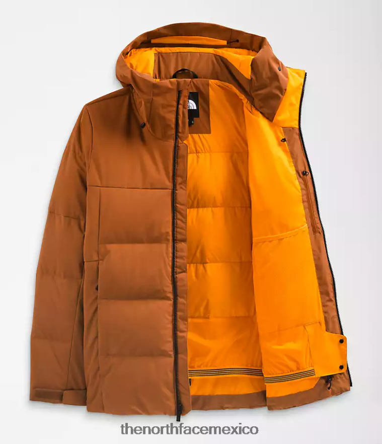 The North Face ropa NFHLJL1035 cuero marrón hombres chaqueta de plumas corefire
