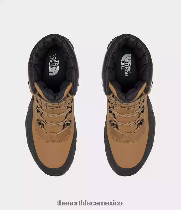 The North Face calzado NFHLJL1166 marrón utilitario/negro tnf hombres botas termoball lifty ii