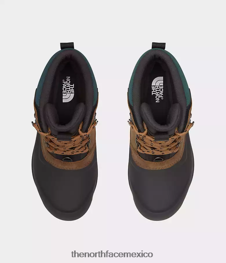 The North Face calzado NFHLJL1267 marrón tostado/tnf negro hombres botas impermeables chilkat v 400