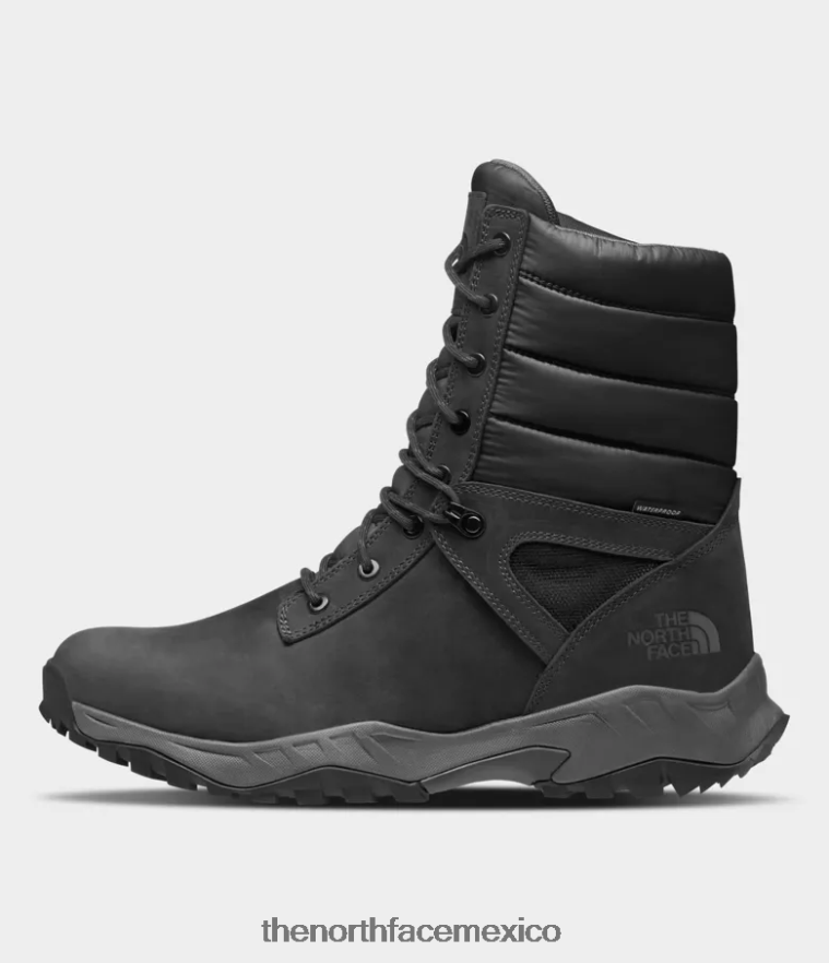 The North Face calzado NFHLJL1308 tnf negro/gris zinc hombres bota termoball con cremallera
