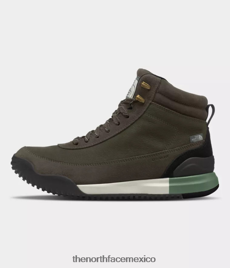 The North Face calzado NFHLJL39 café marrón/tnf negro hombres botas impermeables de cuero back-to-berkeley iii