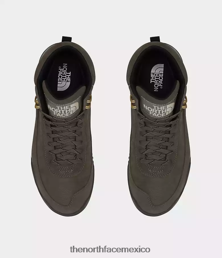 The North Face calzado NFHLJL39 café marrón/tnf negro hombres botas impermeables de cuero back-to-berkeley iii