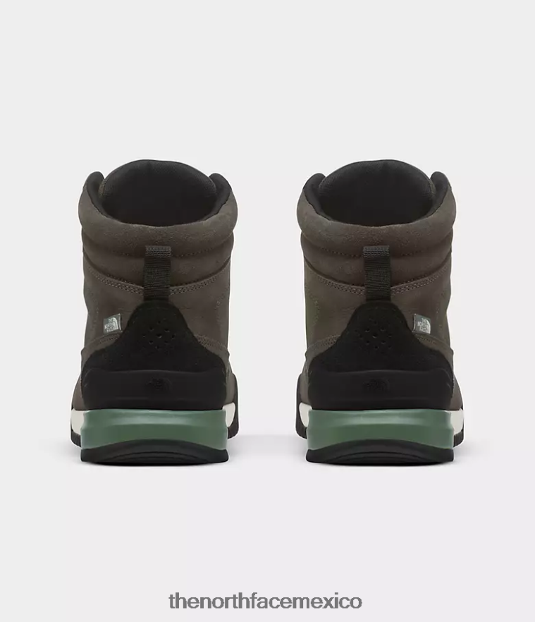 The North Face calzado NFHLJL39 café marrón/tnf negro hombres botas impermeables de cuero back-to-berkeley iii