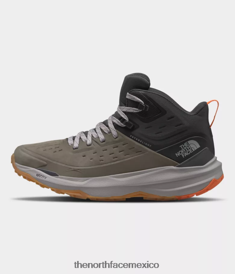 The North Face calzado NFHLJL608 nuevo verde topo/gris asfalto hombres botas de cuero vectiv exploras 2 mid Futurelight