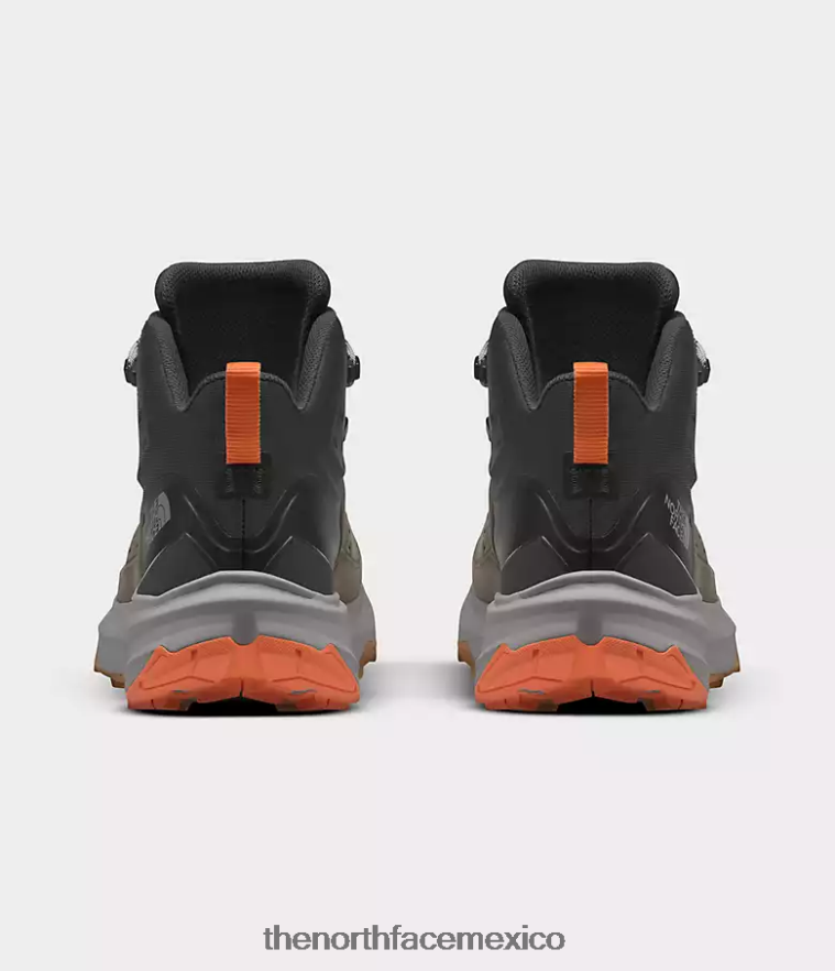 The North Face calzado NFHLJL608 nuevo verde topo/gris asfalto hombres botas de cuero vectiv exploras 2 mid Futurelight