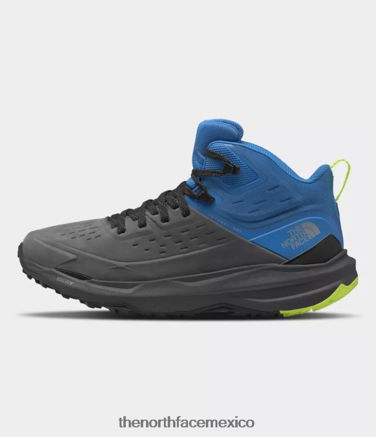 The North Face calzado NFHLJL611 gris vanadis/azul supersónico hombres botas de cuero vectiv exploras 2 mid Futurelight