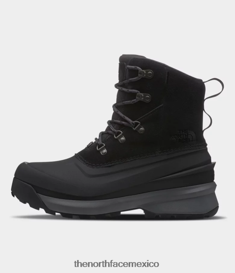 The North Face calzado NFHLJL613 tnf negro/gris asfalto hombres botas impermeables chilkat v con encaje