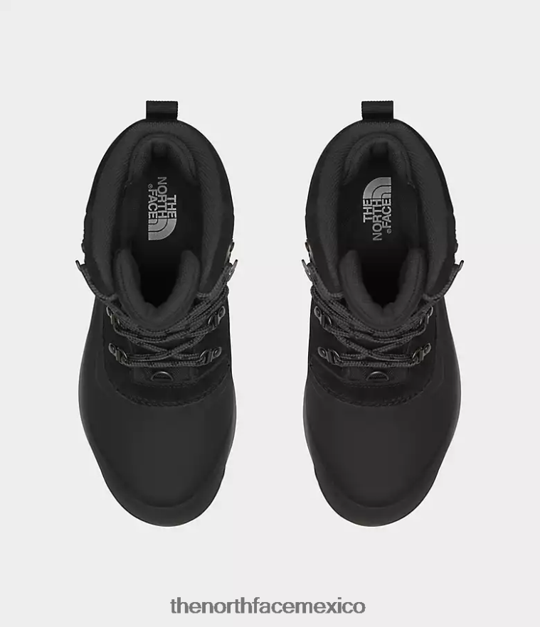 The North Face calzado NFHLJL613 tnf negro/gris asfalto hombres botas impermeables chilkat v con encaje