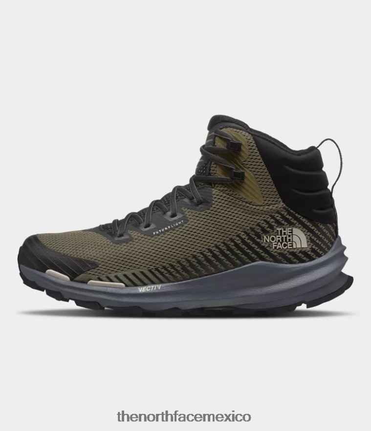 The North Face calzado NFHLJL715 oliva militar/negro tnf hombres botas vectiv fastpack mid Futurelight