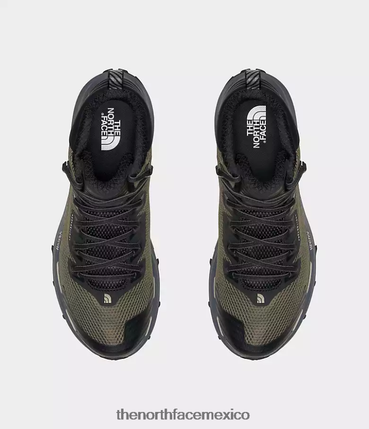 The North Face calzado NFHLJL715 oliva militar/negro tnf hombres botas vectiv fastpack mid Futurelight