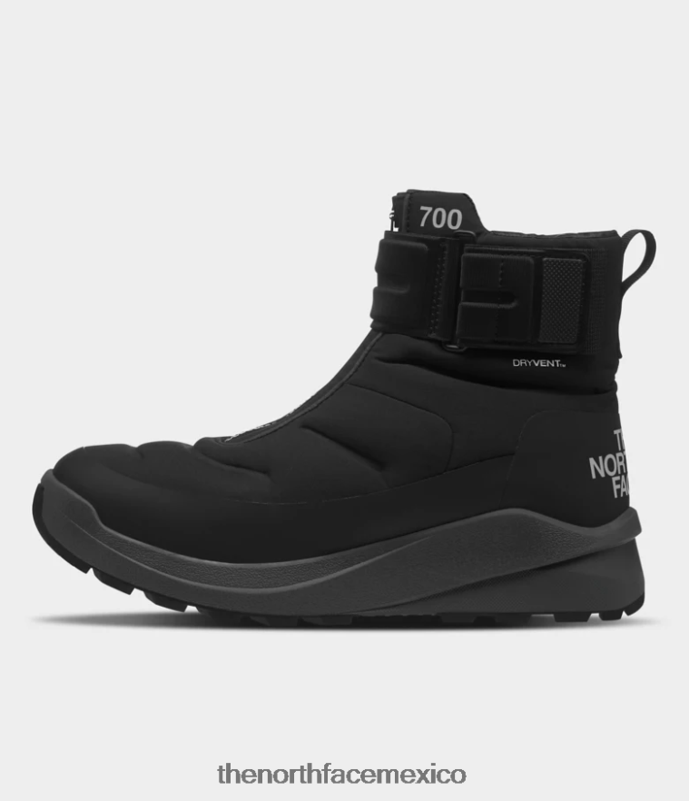 The North Face calzado NFHLJL932 tnf negro/gris asfalto hombres botas impermeables con correa nuptse ii