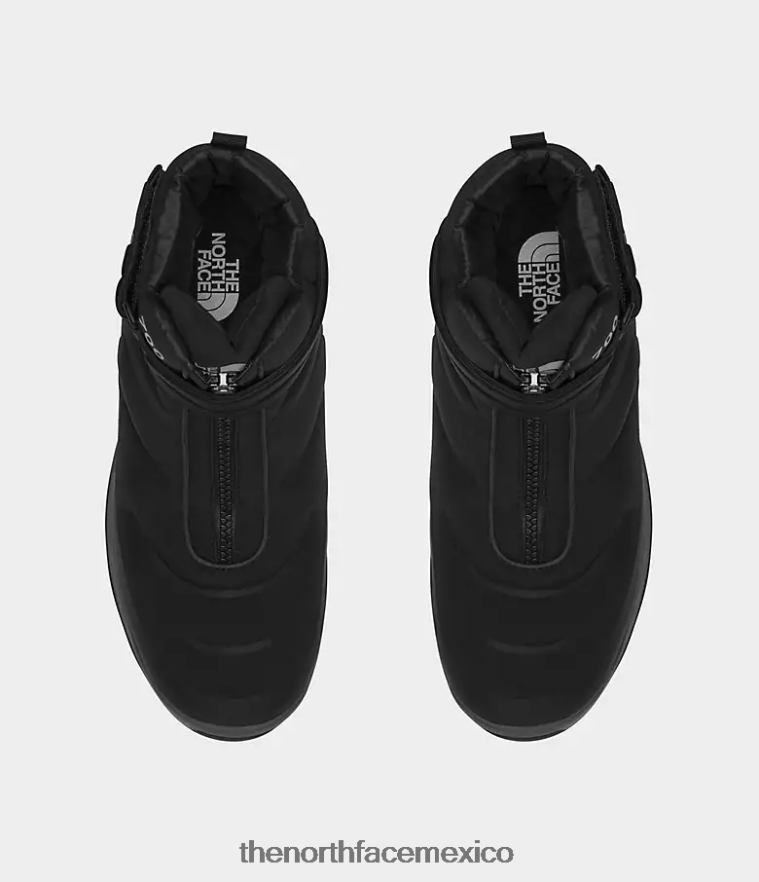 The North Face calzado NFHLJL932 tnf negro/gris asfalto hombres botas impermeables con correa nuptse ii