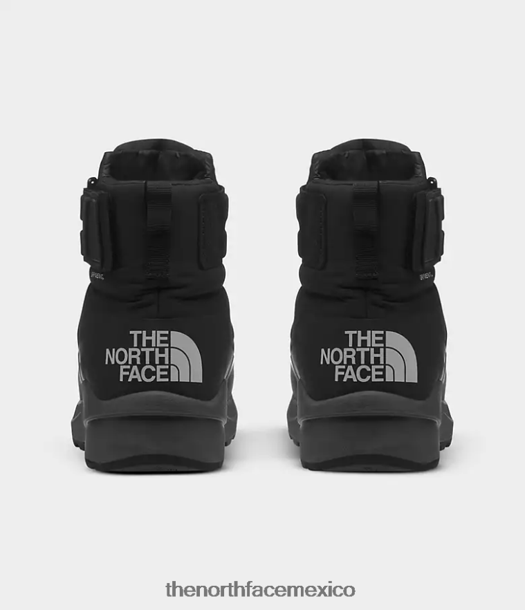 The North Face calzado NFHLJL932 tnf negro/gris asfalto hombres botas impermeables con correa nuptse ii