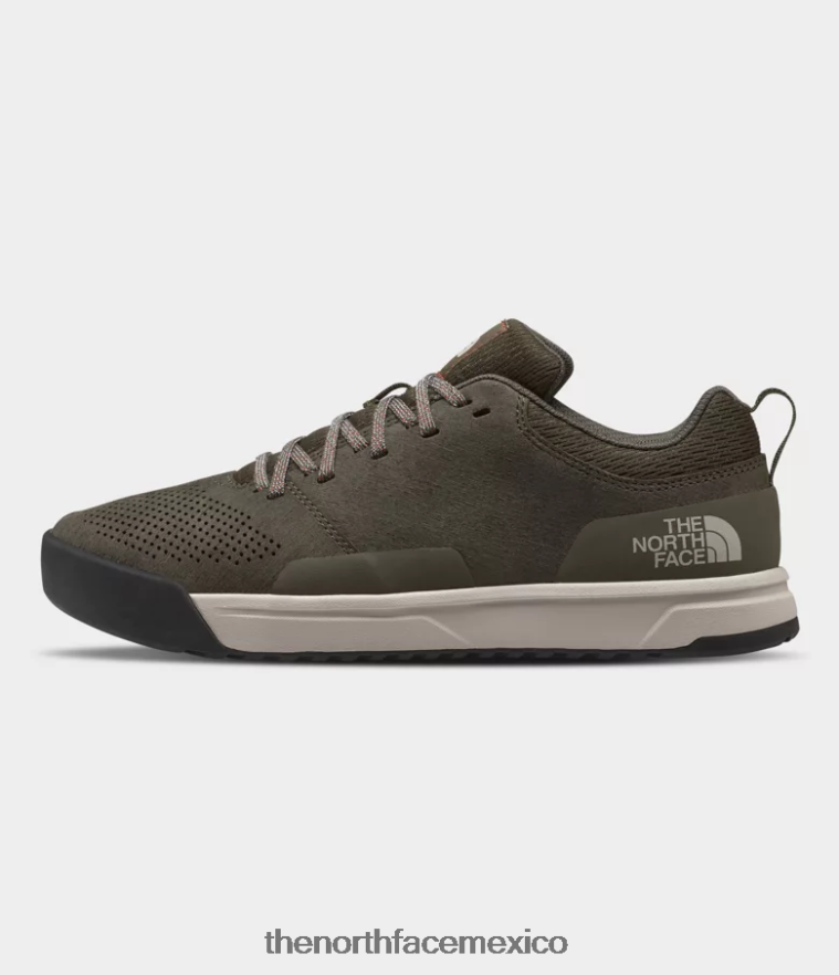 The North Face calzado NFHLJL1043 nuevo verde topo/arenisca hombres zapatos larimer lace ii