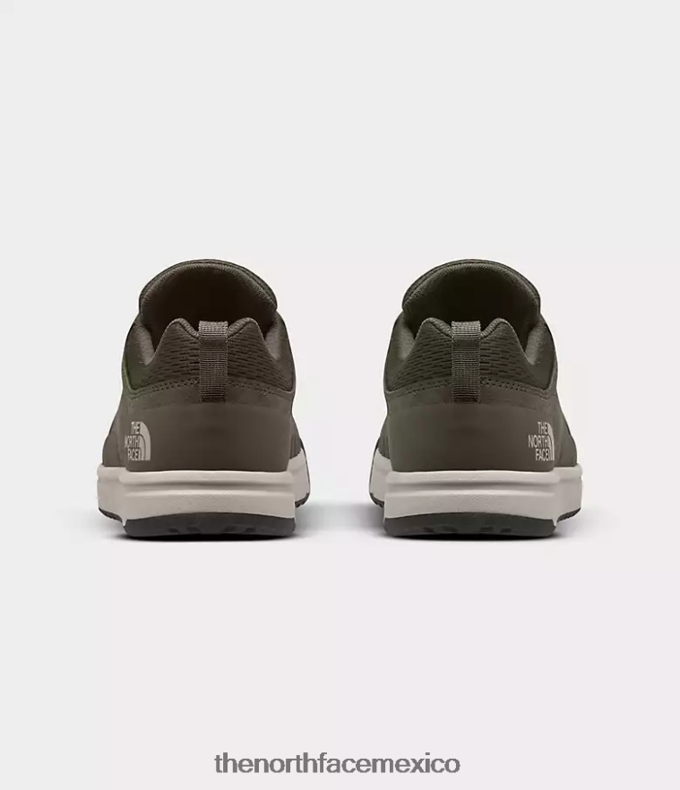 The North Face calzado NFHLJL1043 nuevo verde topo/arenisca hombres zapatos larimer lace ii