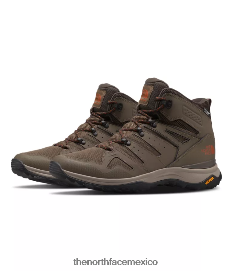 The North Face calzado NFHLJL1218 marrón bipartidista/marrón café hombres botas hedgehog fastpack ii mid wp