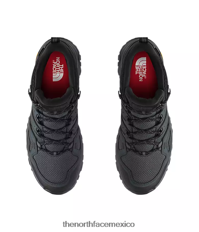 The North Face calzado NFHLJL1219 tnf negro/gris sombra oscura hombres botas hedgehog fastpack ii mid wp