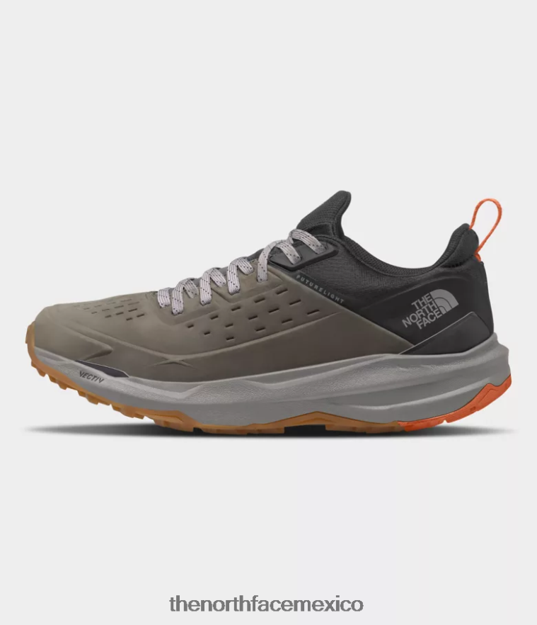 The North Face calzado NFHLJL500 nuevo verde topo/gris asfalto hombres Zapatos vectiv exploras 2 Futurelight de piel
