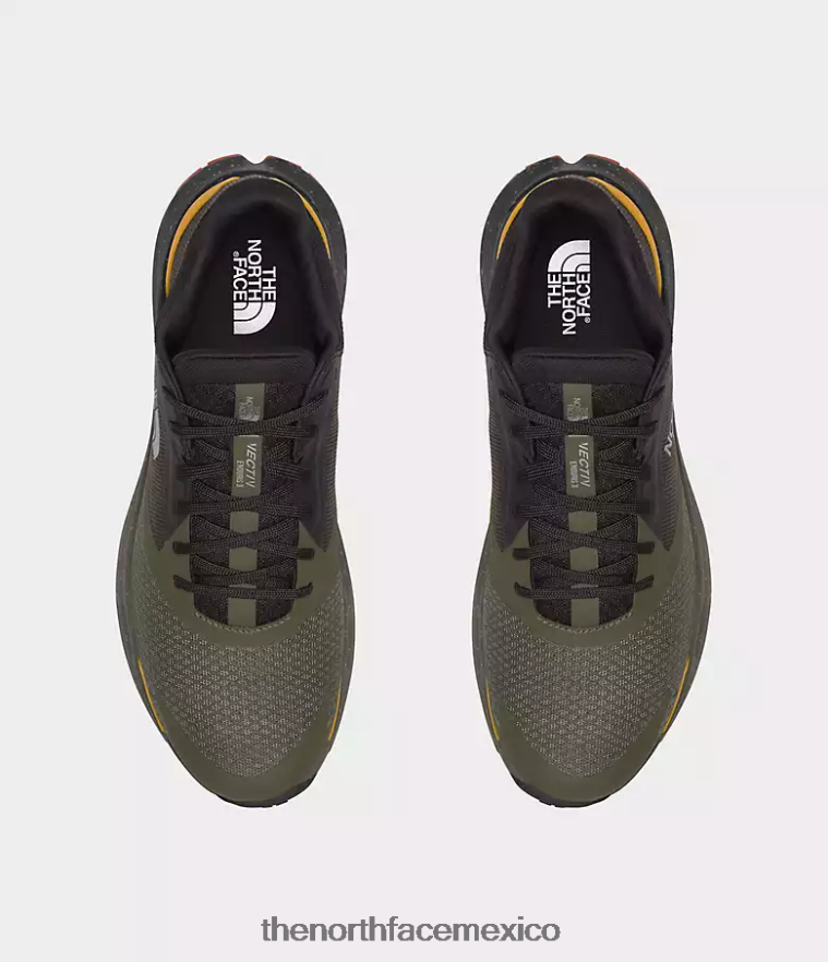 The North Face calzado NFHLJL420 nuevo verde topo/negro tnf hombres zapatillas vectiv enduris 3