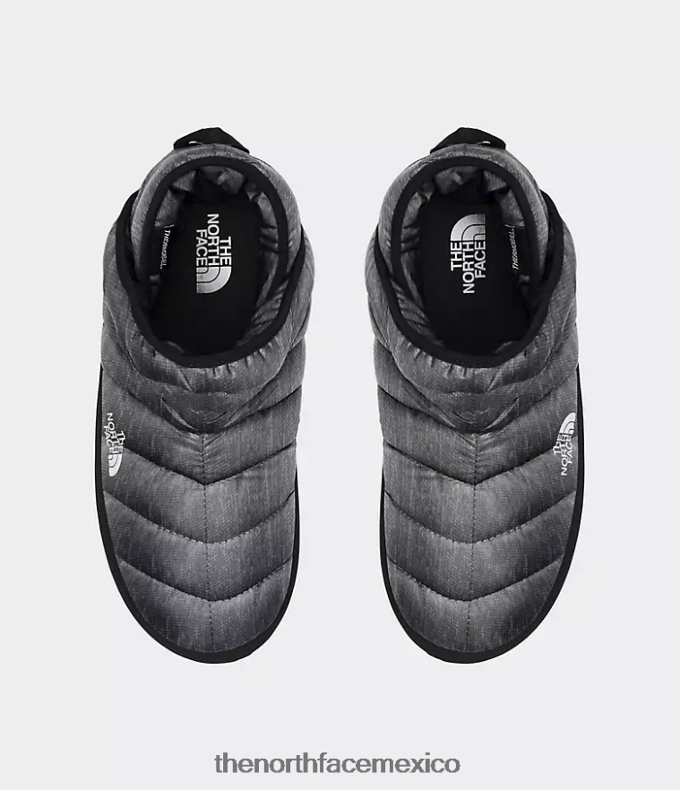 The North Face calzado NFHLJL787 estampado brezo gris fantasma/negro tnf hombres botines de tracción termoball
