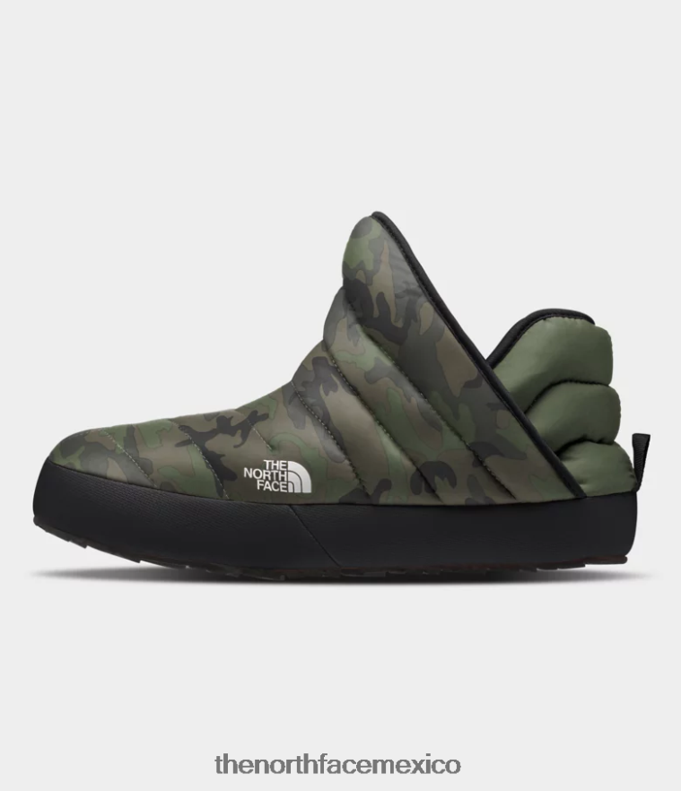 The North Face calzado NFHLJL789 estampado de camuflaje de maleza de tomillo/tnf negro hombres botines de tracción termoball