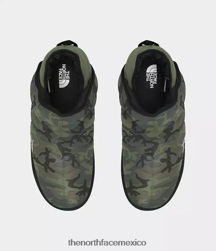 The North Face calzado NFHLJL789 estampado de camuflaje de maleza de tomillo/tnf negro hombres botines de tracción termoball