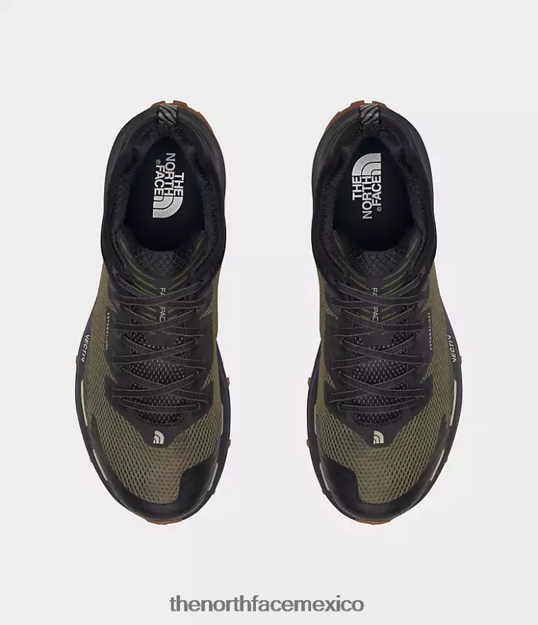 The North Face calzado NFHLJL220 oliva militar/negro tnf hombres zapatos vectiv fastpack Futurelight