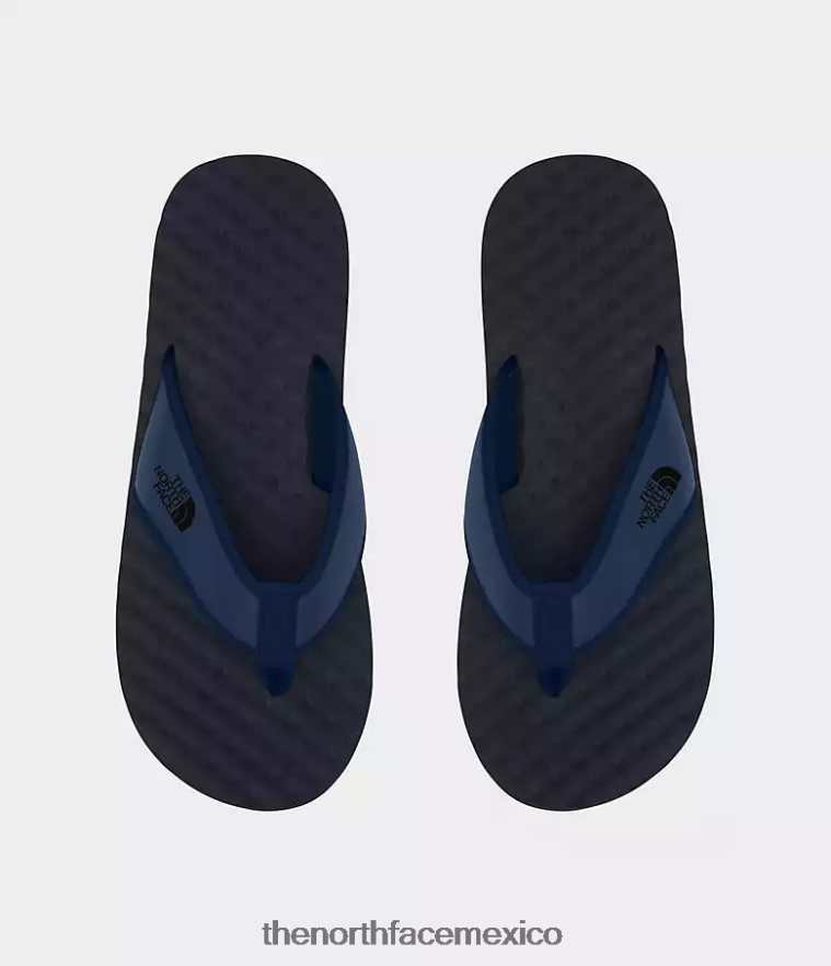 The North Face calzado NFHLJL495 azul sombreado/azul marino urbano hombres chanclas del campamento base ii