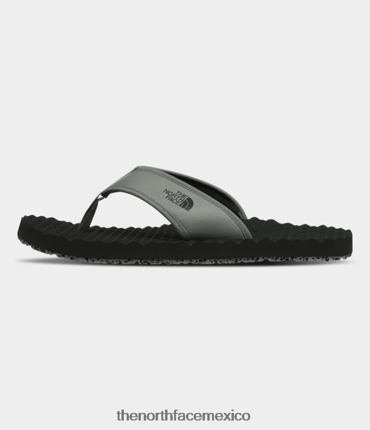 The North Face calzado NFHLJL497 verde agave/tnf negro hombres chanclas del campamento base ii