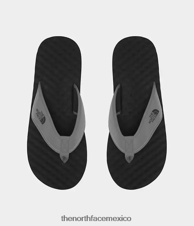 The North Face calzado NFHLJL497 verde agave/tnf negro hombres chanclas del campamento base ii