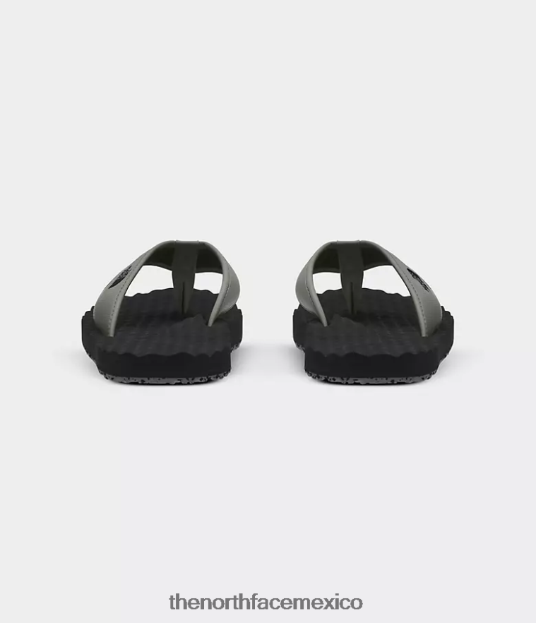 The North Face calzado NFHLJL497 verde agave/tnf negro hombres chanclas del campamento base ii