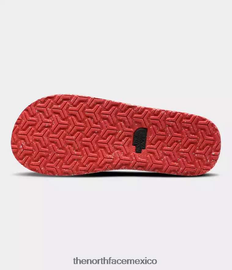 The North Face calzado NFHLJL498 tnf negro/naranja retro hombres chanclas del campamento base ii