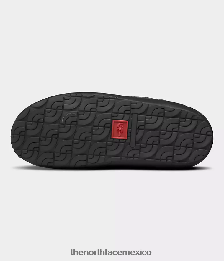 The North Face calzado NFHLJL1128 estampado brezo gris fantasma/negro tnf hombres mulas de tracción thermoball v