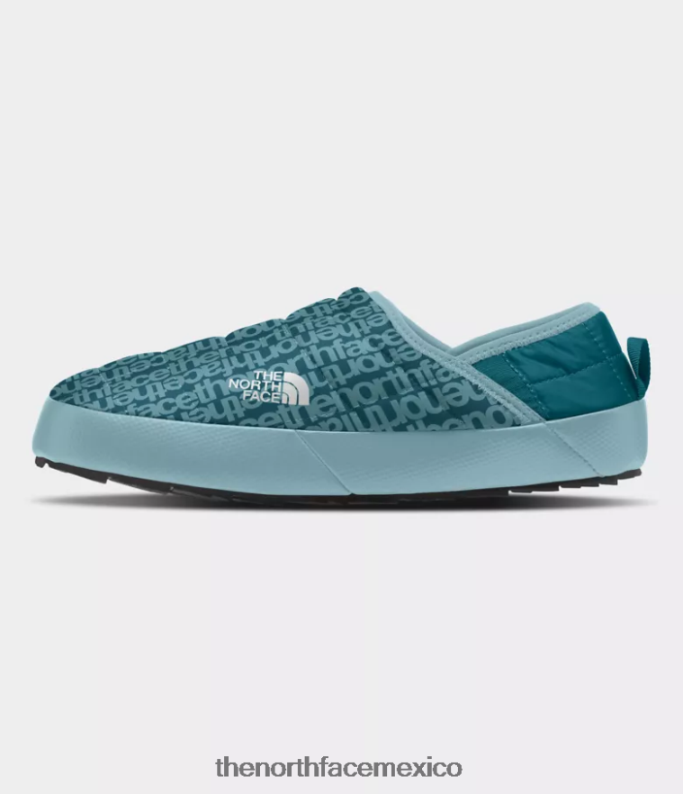 The North Face calzado NFHLJL1136 estampado tnf coral azul/coral azul hombres mulas de tracción thermoball v
