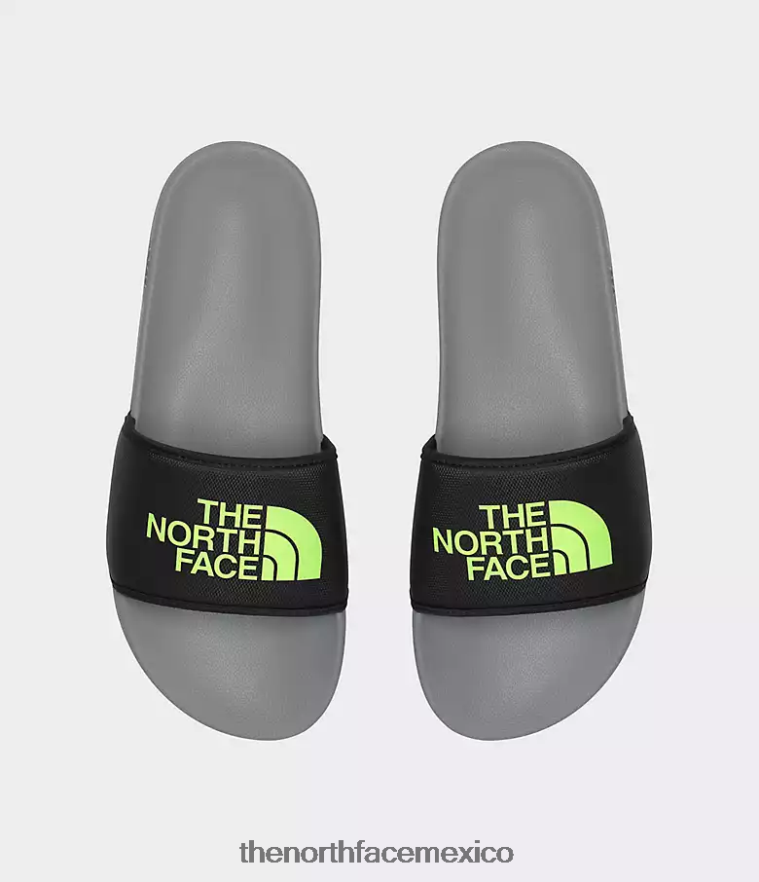 The North Face calzado NFHLJL33 gris fundido/amarillo led hombres toboganes del campamento base iii