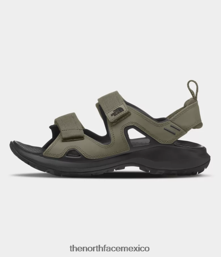 The North Face calzado NFHLJL552 verde oliva quemado/negro tnf hombres sandalias erizo iii