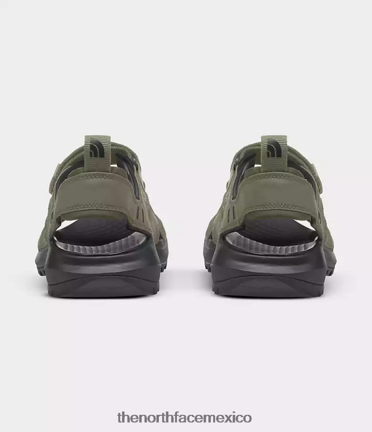 The North Face calzado NFHLJL552 verde oliva quemado/negro tnf hombres sandalias erizo iii