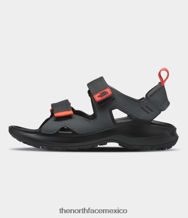 The North Face calzado NFHLJL553 gris asfalto/naranja retro hombres sandalias erizo iii