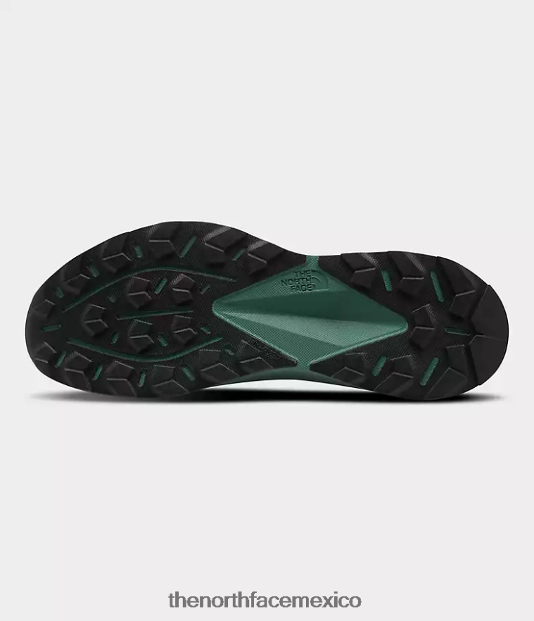 The North Face calzado NFHLJL1079 nuevo verde topo/verde hierba intenso hombres zapatos ojo de buey