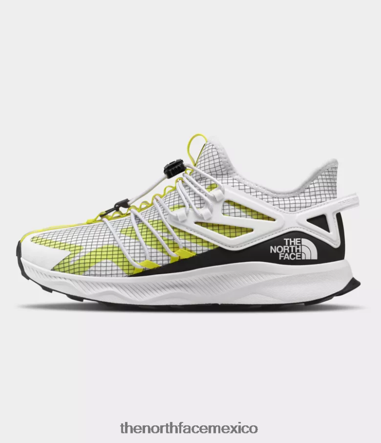 The North Face calzado NFHLJL661 tnf blanco/led amarillo hombres zapatos tecnológicos ojo de buey