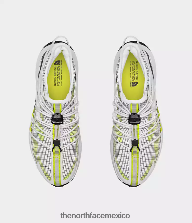 The North Face calzado NFHLJL661 tnf blanco/led amarillo hombres zapatos tecnológicos ojo de buey