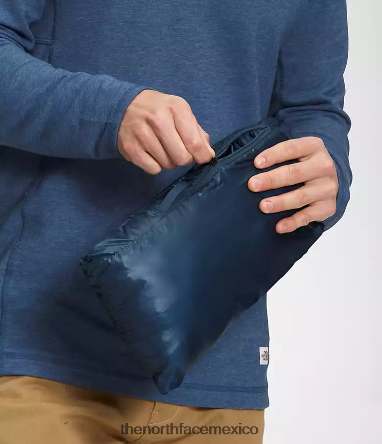 The North Face ropa NFHLJL1156 azul sombreado hombres chaleco termoball eco 2.0