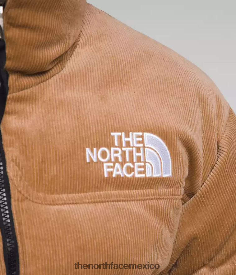 The North Face ropa NFHLJL1203 mantequilla de almendras/tnf negra hombres 92 chaqueta nuptse reversible