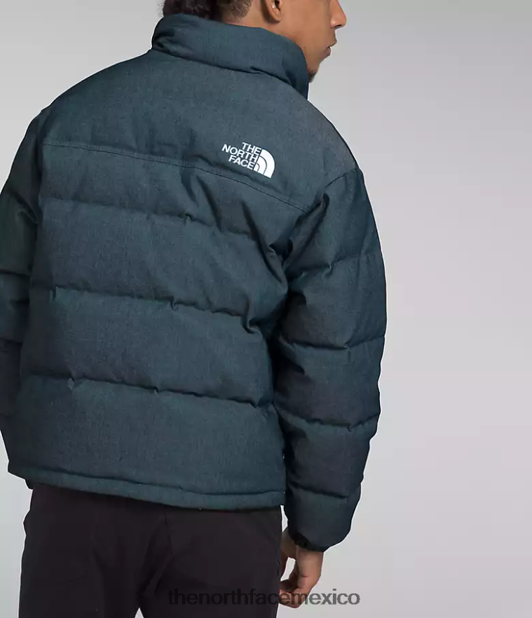 The North Face ropa NFHLJL1205 azul denim/negro tnf hombres 92 chaqueta nuptse reversible