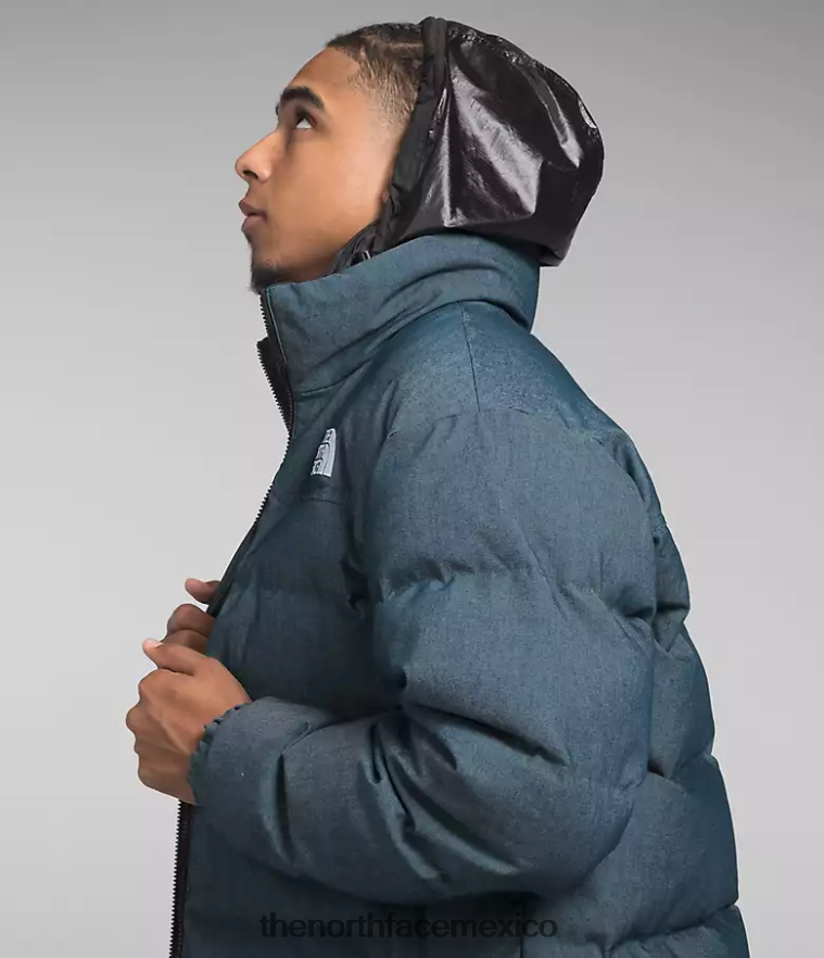 The North Face ropa NFHLJL1205 azul denim/negro tnf hombres 92 chaqueta nuptse reversible